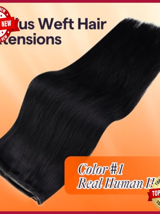 20 Inch Remy Human Hair Extensions Straight Sew In Weft 60G 20 Inch Remy Human Hair Extensions Straight Sew In Weft 60G main image 3